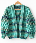 CARDIGAN AQUA